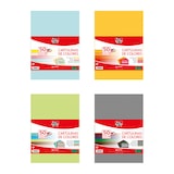 thumbnail of Pacote com 50 cartolinas A4 180G sortidas intensas