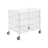 thumbnail of Carrello cestino biancheria camere albergo cm 80x52x72 RS0308