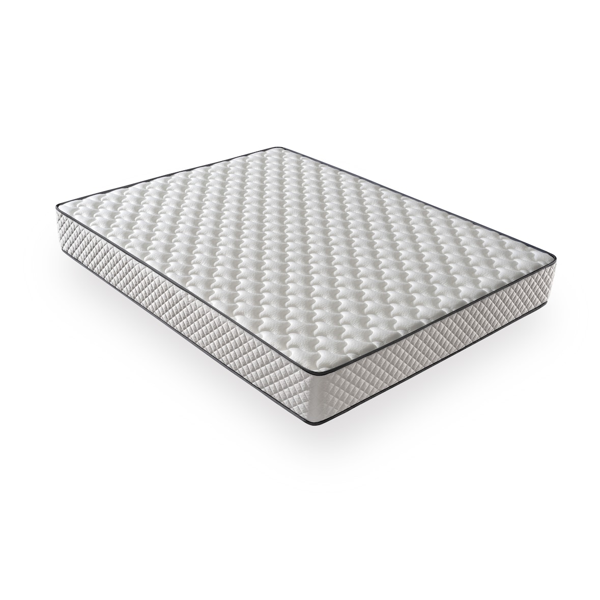 Colchão 90x190 Visco Los Angeles, Lado inverno/verão, Ergonómico, Respirável e Branco, Altura 20 cm