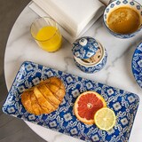 thumbnail of Théière + filtre Almada 1 l -  100.00 cl Bleu Rond Grès Table Passion 24.00x18.00 cm