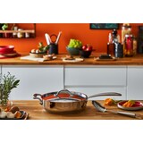 thumbnail of Sauteuse Accademia Logofusion avec son couvercle 26 cm -  330.00 cl Argent / Métallique Autre forme Acier Inoxydable (inox  Lagostina 50.00x32.00 cm
