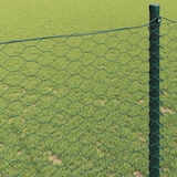 thumbnail of vidaXL Hexagonzaun Grün 1,4 x 100 m PVC