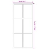 thumbnail of vidaXL Schiebetür mit Beschlag ESG-Glas & Aluminium 90x205 cm