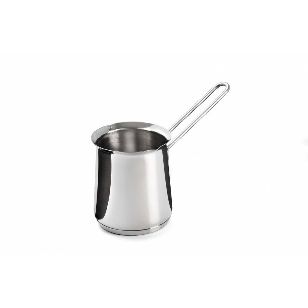 Weis 184127 Edelstahl Aufschäumbecher mit Sandwichboden induktionsgeeignet 400ml