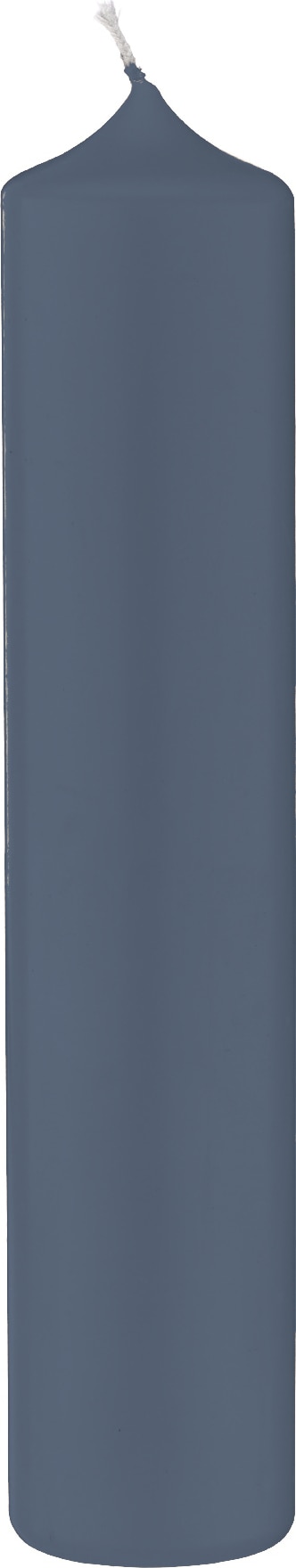 Altarkerzen Pacific Blau Grau 300 x Ø 40 mm, 16 Stück