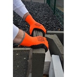 thumbnail of Winter Arbeitshandschuh Montagehandschuhe neonorange Größe 9