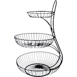 thumbnail of YNONA Fruitschaal - 3 Laags - Zwart - Fruitmand - Fruitmand Metaal - Etagère - Decoratie Schaal