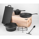 thumbnail of Carl Schmidt Sohn, Dutchoven-Set met accessoires