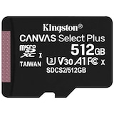 thumbnail of Tarjeta de memoria micro sd kingston 512gb msd csplus 100r a1 c10 + adp