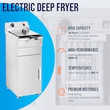 thumbnail of Royal Catering Friggitrice elettrica - 16 litri - 400 V - con armadietto