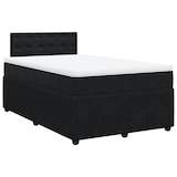 thumbnail of vidaXL Boxspringbett mit Matratze Schwarz 120x200 cm Samt