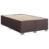 thumbnail of vidaXL Boxspringbett mit Matratze Dunkelbraun 120x190 cm Stoff