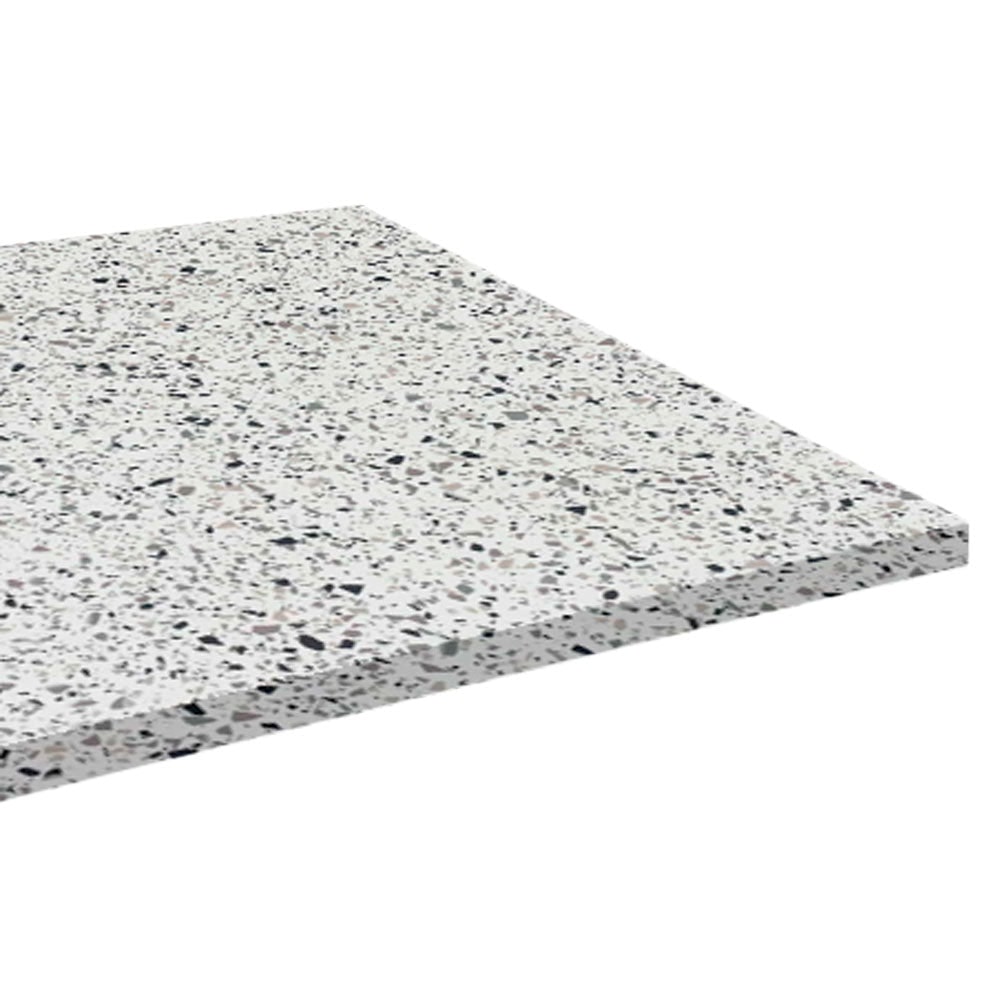 Restootab - Tablero 160x80 diseño terrazzo white chip