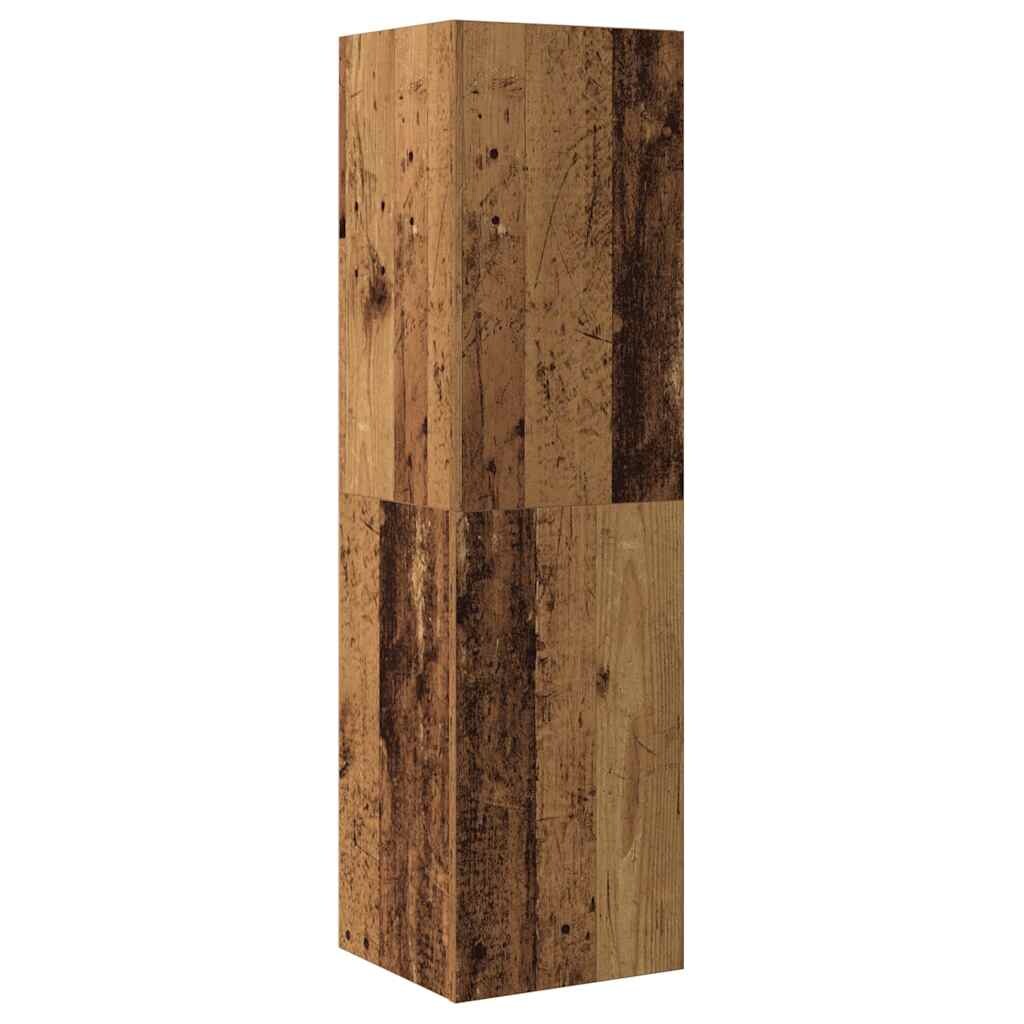 vidaXL TV-Schrank Altholz-Optik 30,5x30x110 cm Holzwerkstoff