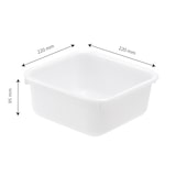 thumbnail of GILAC Cuvette carrée - 3 L - Blanc G605821