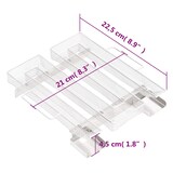 thumbnail of vidaXL Rookgenerator koud 4-zijdig 22,5 cm roestvrij staal
