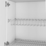 thumbnail of TUHOME Mueble de Pared Cocina con Cristal 150, con multiples puertas - Blanco