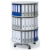 thumbnail of Ordnersäule 3 Etagen 1000mmx1300mm lichtgrau