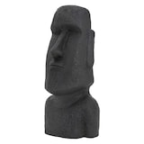 thumbnail of ECD Germany Moai Figur 78 cm Anthrazit Steinguss Kunstharz Wetterfest Osterinsel Statue Gartenfigur Skulptur