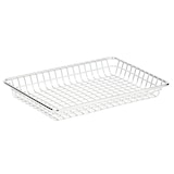 thumbnail of GET - 4-835809/6 - (Pack de 6 uds) - Cesta rectangular de rejilla - 22,9 x 17,8 cm - Acero inoxidable