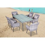 thumbnail of Garten Essgruppe Lounge Essgruppe Aluminium Terrasse Balkon Veranda Quito in grau Jet-Line