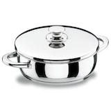 thumbnail of LACOR tartera con tapa VITROCOR 24 cm 3 L acero 18/10 apta inducción 40624