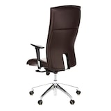 thumbnail of Bürostuhl / Chefsessel MURANO 20 Leder dunkelbraun hjh OFFICE