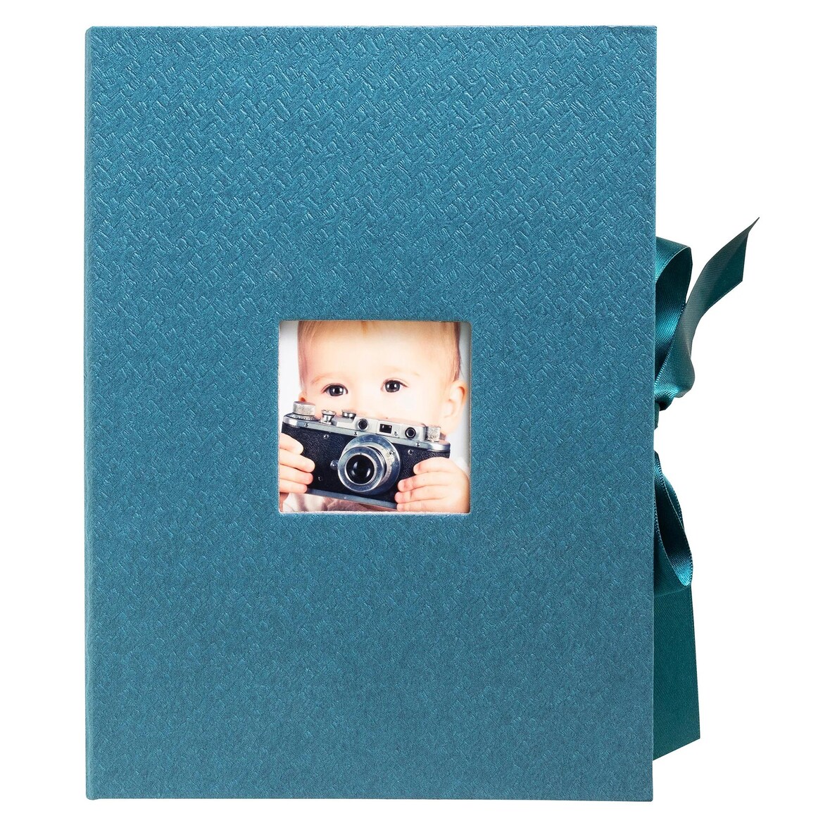 Exacompta 77603E 4x Fotobox OfficeByMe, 20x15x5 cm - Blaugrün