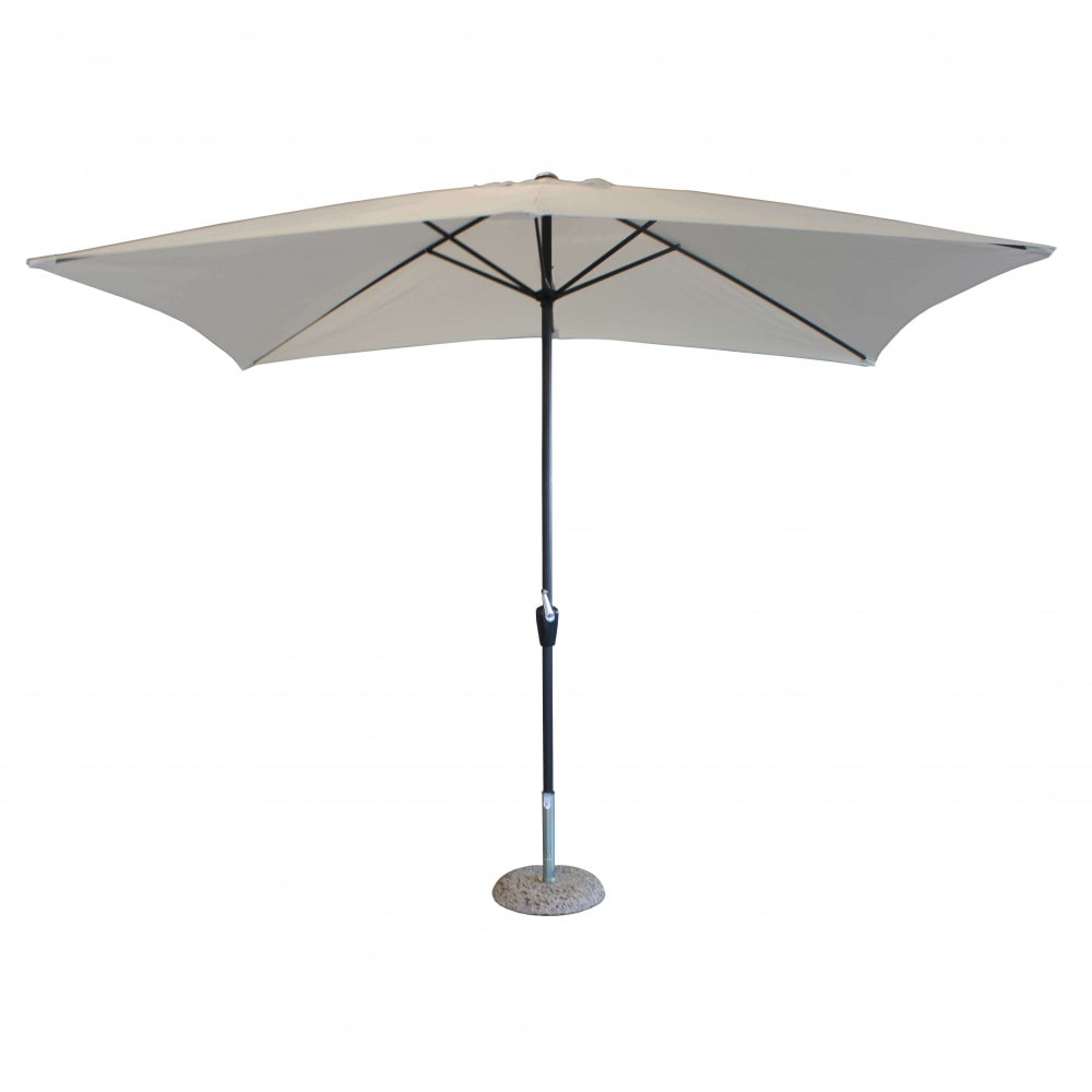 Ombrellone da Giardino Poly Eco 2x3 m in Acciaio Antracite