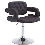 thumbnail of Sedia lounge Dublin in tessuto nero