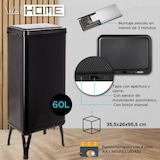 thumbnail of WellHome - Slimme Prullenbak 60L zwart 35,5x26x95,5 cm – Automatisch/Handmatig openen