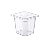 thumbnail of Araven GastroNorm Basic GN 1/6 Polycarbonat-Behälter – 2,3 Liter – 17,6 x 16,2 x 15 cm (H)