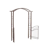 thumbnail of Rosenbogen Luxor mit Tor braun