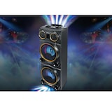 thumbnail of Enceinte Sono Party Box Muse M-1988 DJ, 800W, Effet LED multicolore et clignotante, USB/Bluetooth/Radio FM - 2 AUX, Lumière OVNI