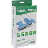 thumbnail of InLine® USB zu Seriell Adapterkabel, USB Stecker A an 9pol Stecker, mit Adapter