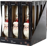thumbnail of Christbaumspitze Glas 34cm mit Figur Motiv Tannenbaumspitze Weihnachtsbaumspitze
