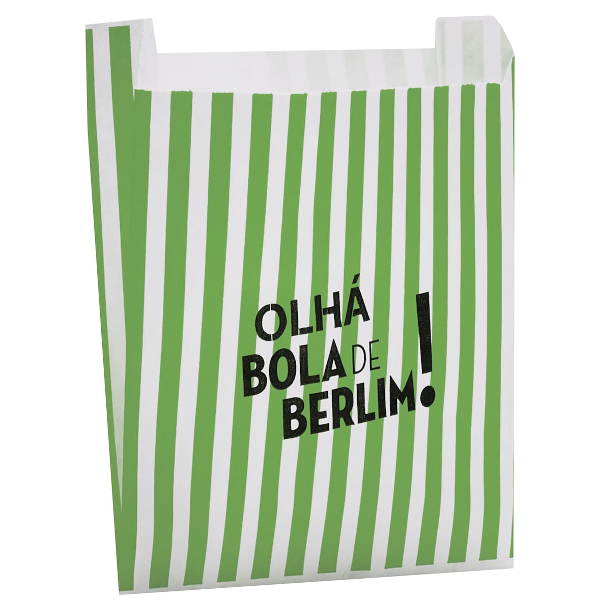 Saco Bola de Berlim 12+3,5X15 70GR 1000uni/cx Verde