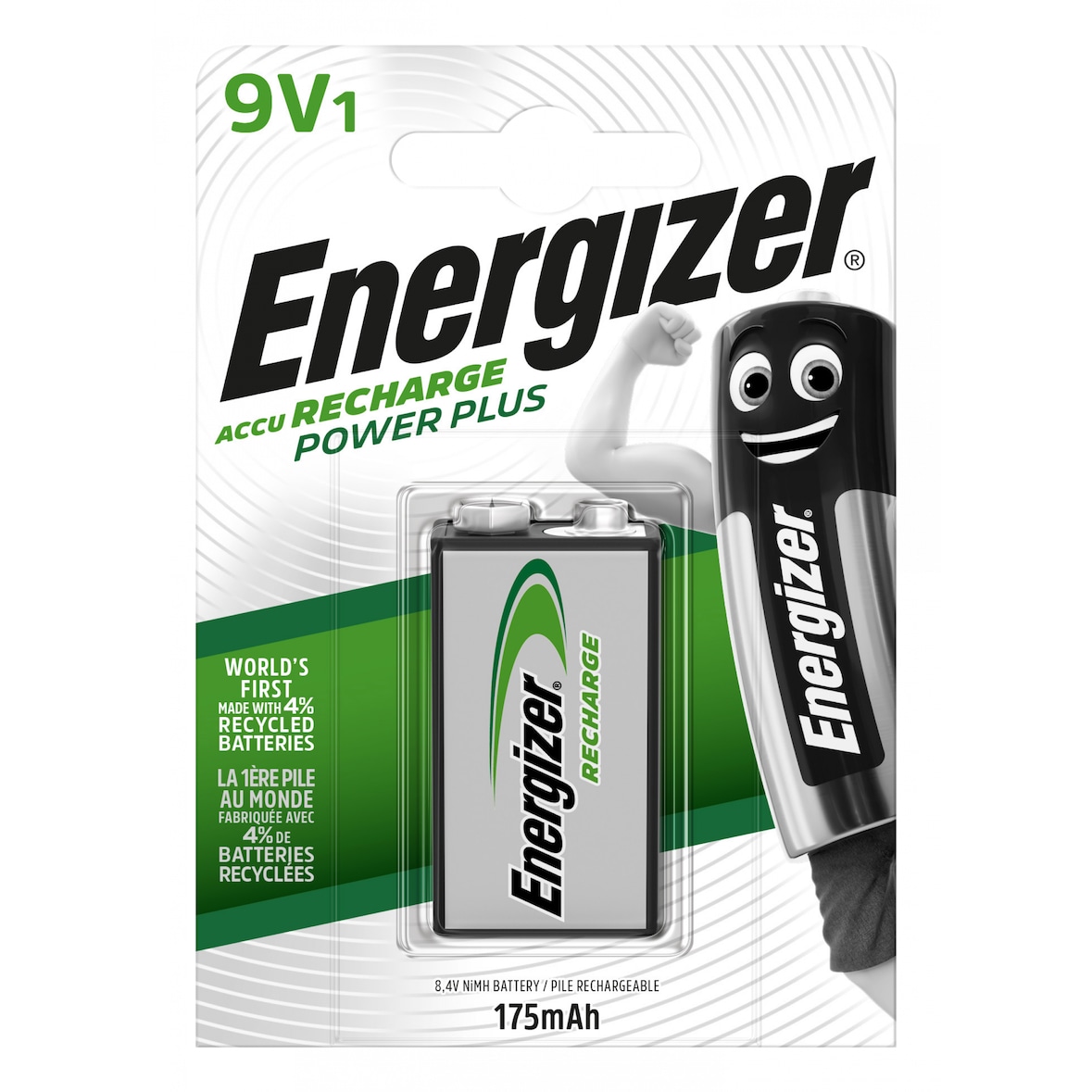 ENERGIZER Pile 9V Hr22 Rechargeable