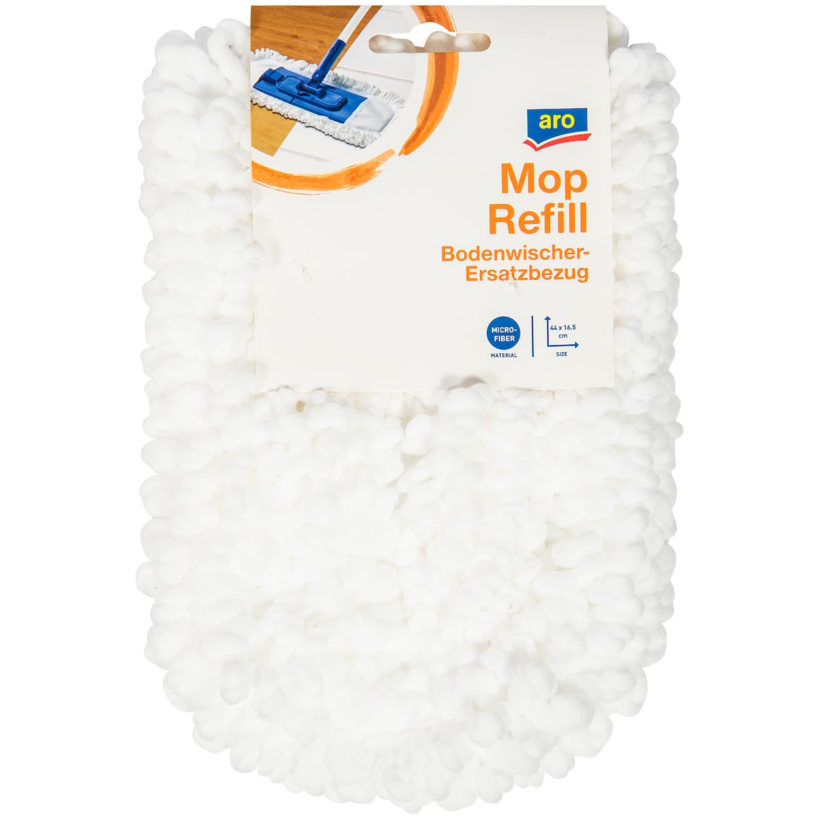 aro Bodenwischer-Ersatzbezug, Microfaser, 44 x 16.5 cm