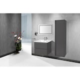 thumbnail of Sally Badezimmer Hochschrank 135 cm Grau matt