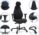 thumbnail of Poltrone direzionali RESISTIO XXL Tessuto nero hjh OFFICE
