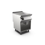 thumbnail of Mareno M1-900 Gasgrillplatte mit 2/3 glatter und 1/3 gerippter mattverchromter Platte, 60cm