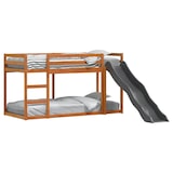 thumbnail of vidaXL Etagenbett mit Rutsche & Leiter Wachsbraun 90x200cm Kiefernholz