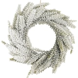 thumbnail of Weißer Schnee-Weihnachtskranz ø 40 cm | Runder Kranz | Weihnachtsgeschenk | Weihnachten | Weiß