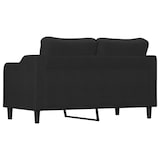 thumbnail of vidaXL 2-Sitzer-Sofa Schwarz 140 cm Stoff