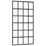 thumbnail of vidaXL Schiebetür ESG-Glas und Aluminium 102x205 cm Schwarz