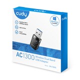 thumbnail of Adattatore Wi-Fi USB 3.0 CUDY WU1300S AC1300