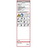 thumbnail of Grundplakette, Anlegeleitern, Folie, 225 x 65 mm - gem. EN 131 - 65x225 mm Folie selbstklebend