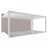 thumbnail of Weide Deluxe Plus | Wand Pergola | Voll Aluminium | 4 x 6 M | Lamellendach weiß
