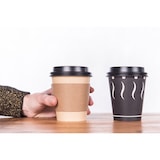 thumbnail of Betik Vasos papel estampado negros 210 ml (7 oz) (bolsa 50 udes)